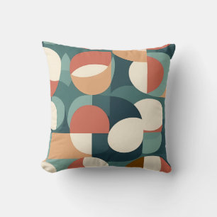Gemini sagte Retro Geometrischer Halbkreis Kissen