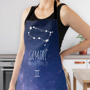 Gemini Schürze der Personalisierten Sternbilder