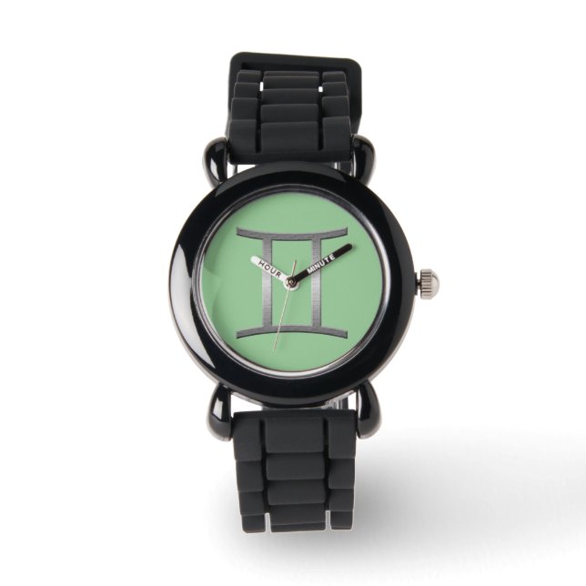 gemini - silber armbanduhr (Vorderseite)