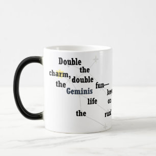 Gemini Spaß & Inspirierend Design für Tagesgebrauc Verwandlungstasse