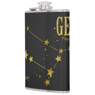 Gemini Star-Zeichen Flachmann