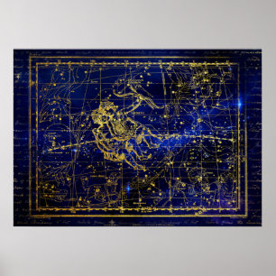 Gemini-Sternbild-Poster Poster