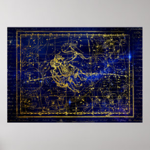 Gemini-Sternbild-Poster Poster