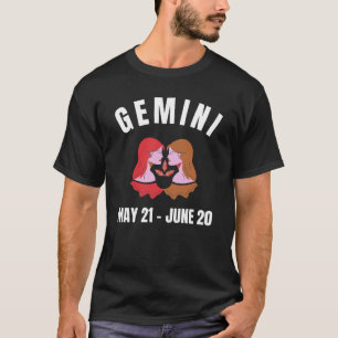 Gemini-Sternzeichen T-Shirt