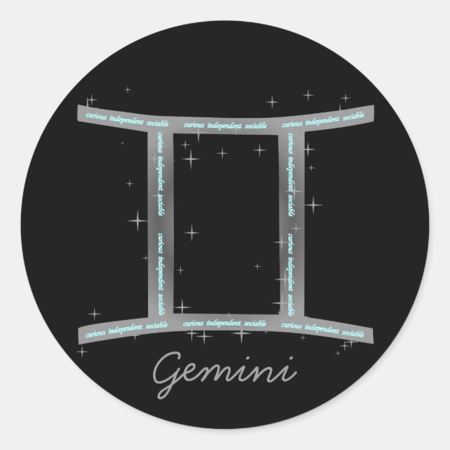 Gemini Sticker (Vorderseite)
