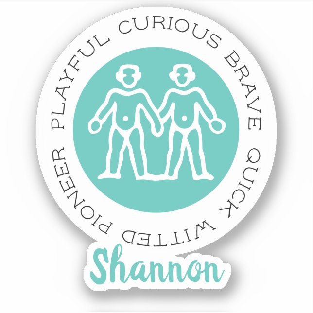 Gemini Sticker (Vorderseite)