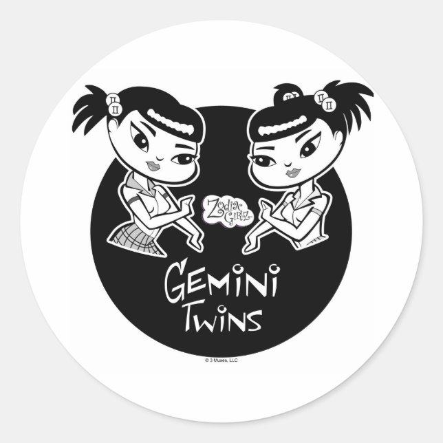 Gemini Stickers (Vorderseite)