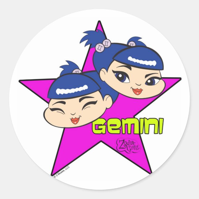 Gemini Stickers (Vorderseite)