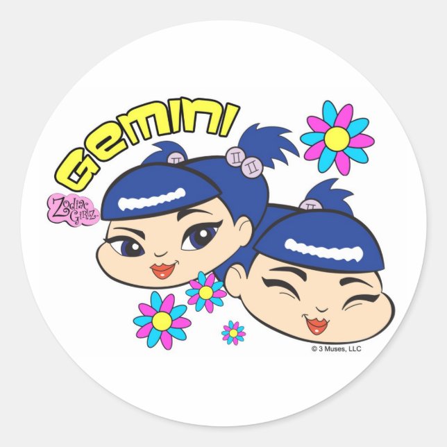 Gemini Stickers (Vorderseite)
