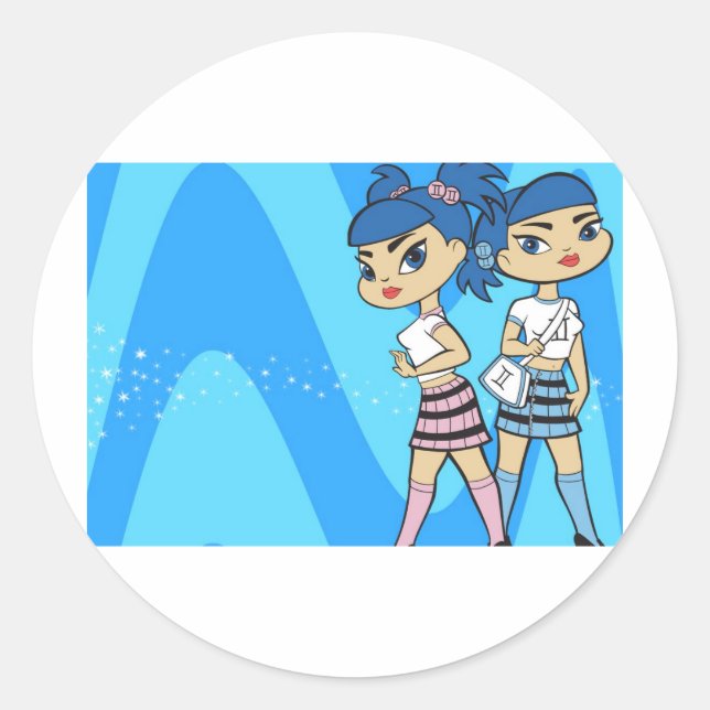 Gemini Stickers (Vorderseite)