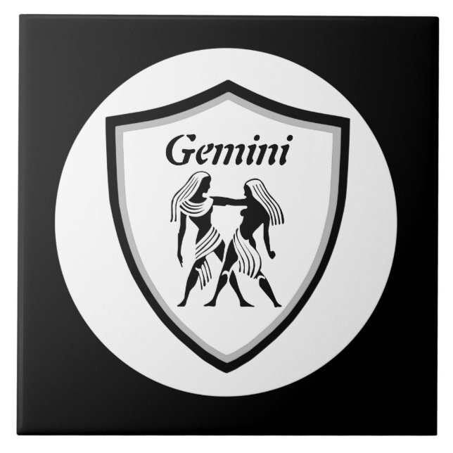 Gemini-Symbol        Fliese (Vorderseite)