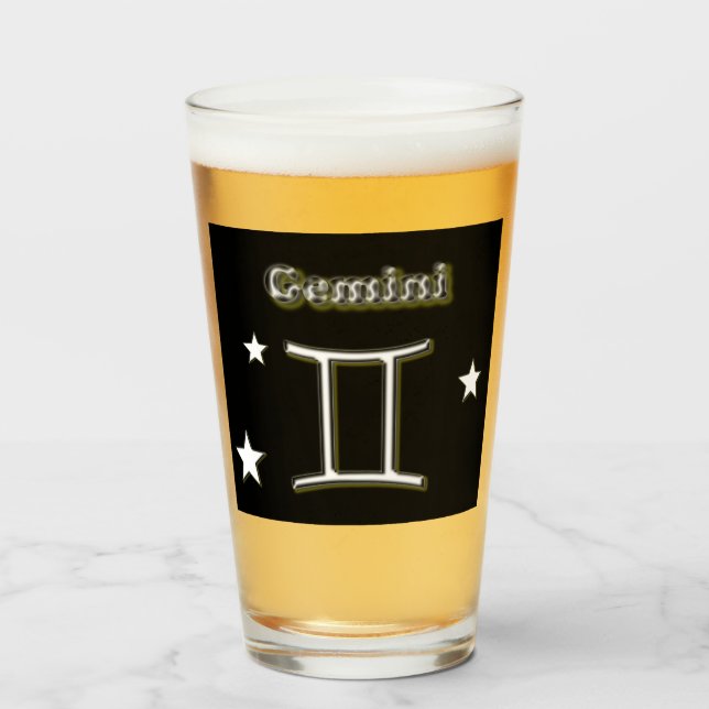 Gemini-Symbol  Glas (Vorne (Gefüllt))