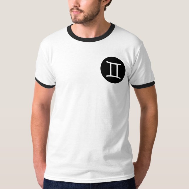 Gemini Symbol - Pocket T-Shirt (Vorderseite)