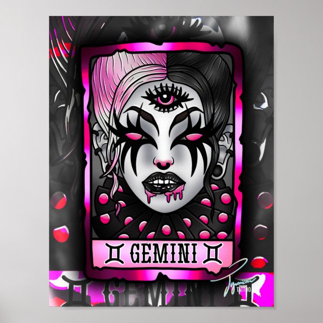 Gemini-Tarot Poster (Vorne)
