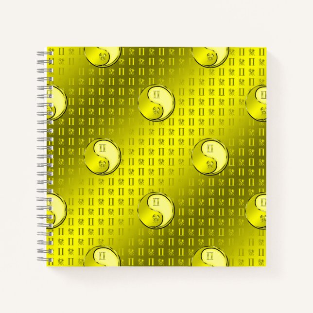 Gemini the Twins Notizbuch (Vorderseite)