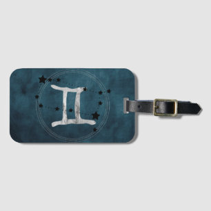 Gemini the Twins zodiac sign constellation stars Gepäckanhänger