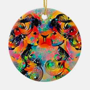 Gemini Tijuana Keramik Ornament