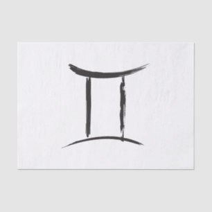 GEMINI Twins Duality Zodiac Mai Juni Astrologie Seidenpapier