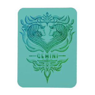 Gemini Twins Emblem Magnet