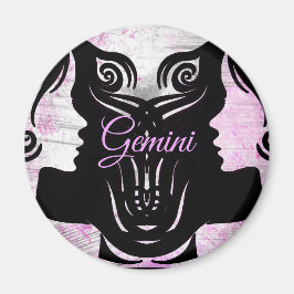 Gemini Twins Zodiac Horoscope - Zeichenmagnet Magnet