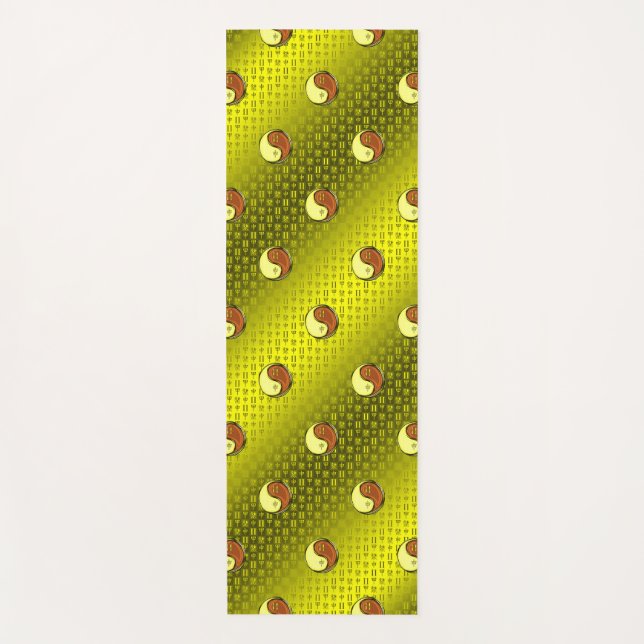 Gemini und Holzaffe Yogamatte (Vorderseite)