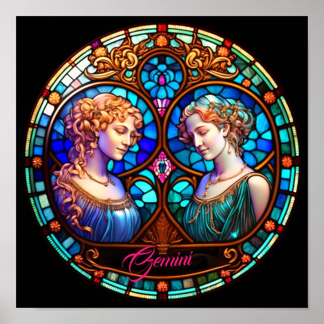 Gemini und Perl Harmony Poster (Vorne)
