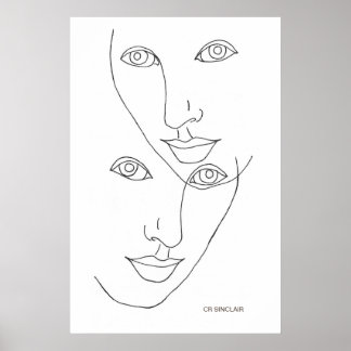 "GEMINI" von CR Sinclair Poster