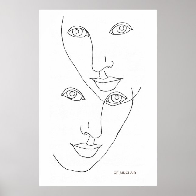 "GEMINI" von CR Sinclair Poster (Vorne)