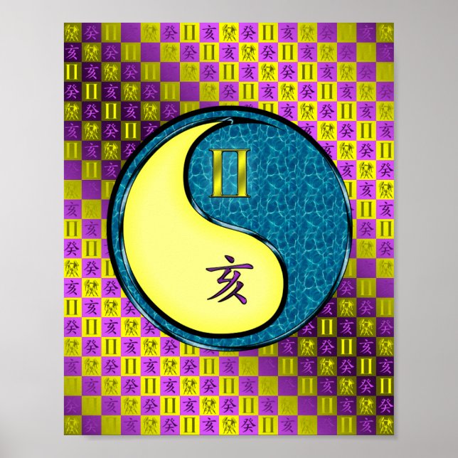 Gemini & Water Boar Poster (Vorne)