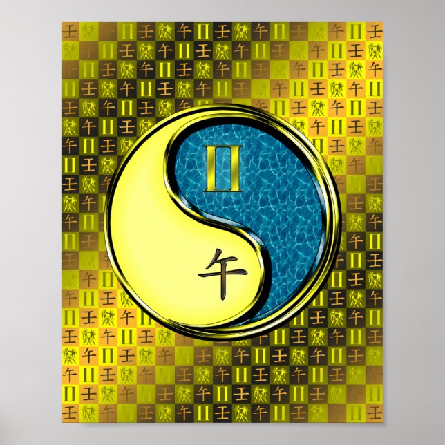 Gemini & Water Horse Poster (Vorne)
