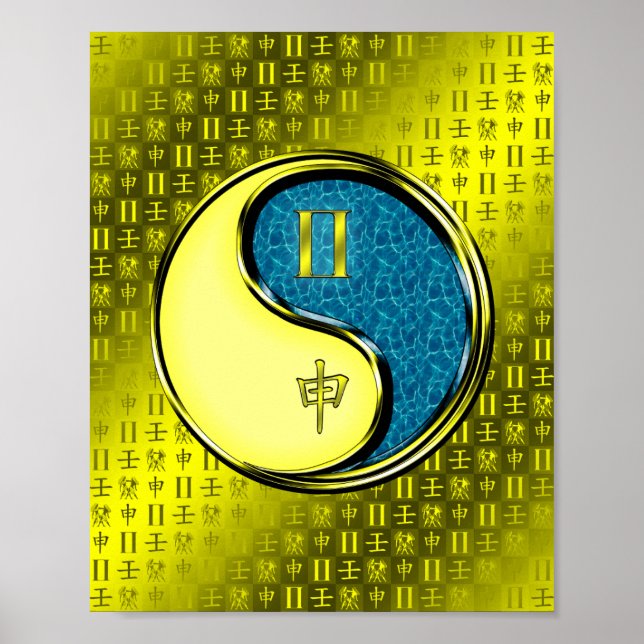 Gemini & Water Monkey Poster (Vorne)
