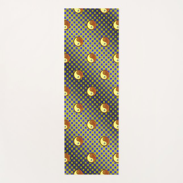 Gemini & Wood Ox Yogamatte (Vorderseite)