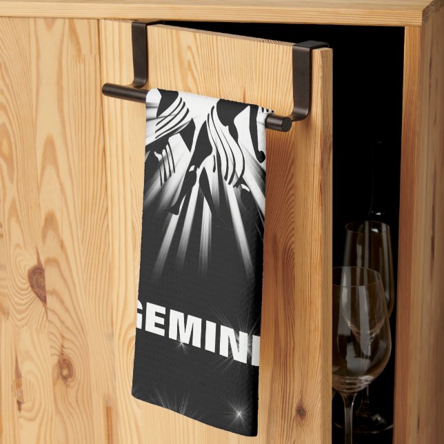 Gemini-Zeichen Geschirrtuch (Drittel gefaltet)