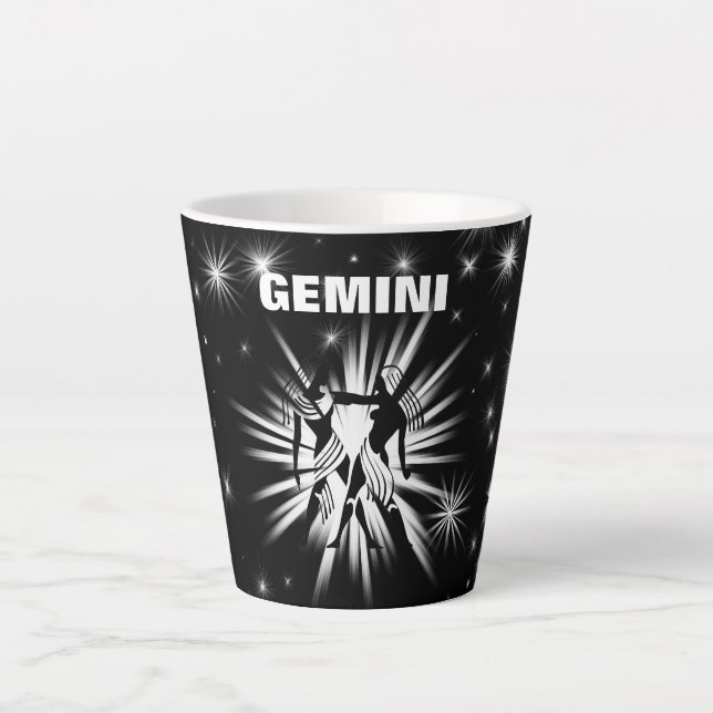 Gemini-Zeichen Milchtasse (Vorderseite)