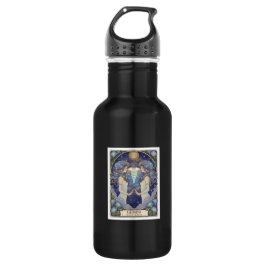 Gemini Zodiac Artisan Water Bottle Edelstahlflasche