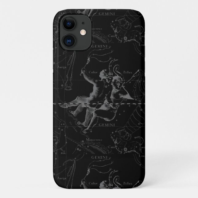 Gemini Zodiac Constellation Hevelius 1690 Case-Mate iPhone Hülle (Rückseite)