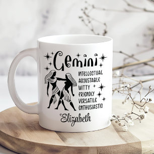 Gemini Zodiac Horoskop Individuelle Name Kaffeetasse