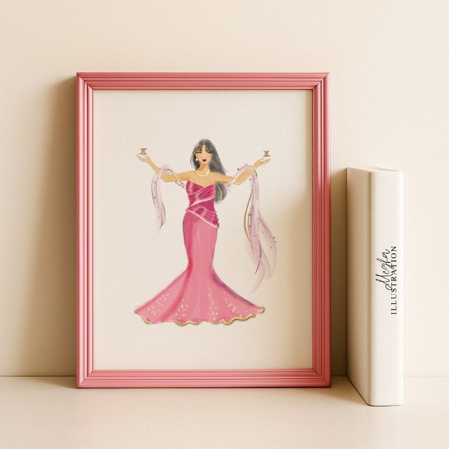 Gemini Zodiac Illustration – Hand Drawn Poster (Von Creator hochgeladen)