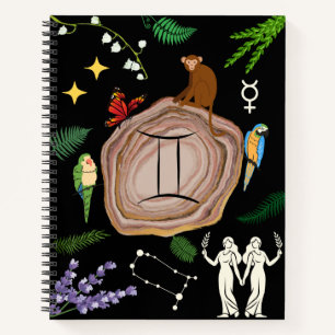 Gemini Zodiac Journal Notizbuch