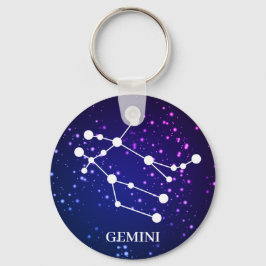 Gemini-Zodiac-Konstellation Schlüsselanhänger