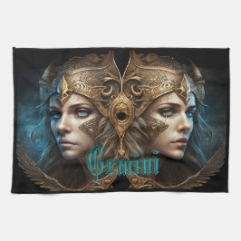 Gemini Zodiac Sign Geschirrtuch