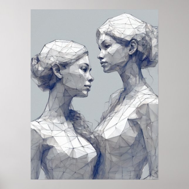 Gemini Zodiac Sign Poster (Vorne)