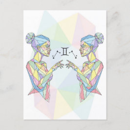 Gemini Zodiac Sign Postkarte