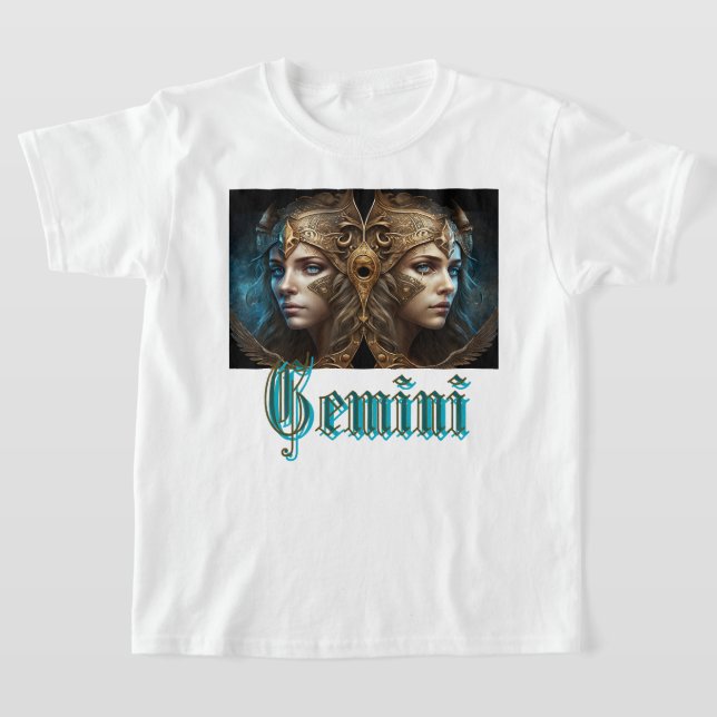 Gemini Zodiac Sign T-Shirt (Ablage )