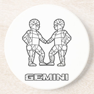 Gemini Zodiac Sign Untersetzer
