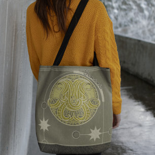 Gemini Zodiac Sign Yellow White Gray Mandala