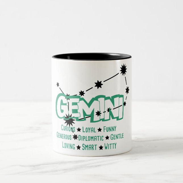 Gemini Zodiac Signature Tasse (Mittel)