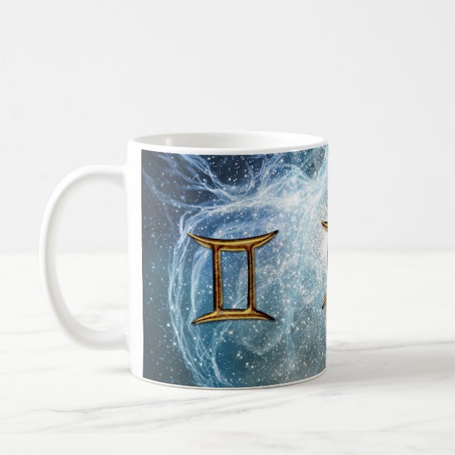 GEMINI Zodiac Star Sign Tasse (Links)