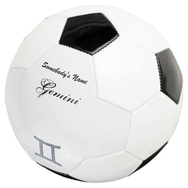 Gemini Zodiac Symbol Element von Kenneth Yoncich Fußball (Dreiviertel)