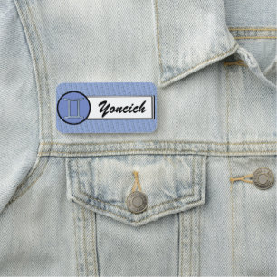 Gemini Zodiac Symbol Element von Kenneth Yoncich Namensschild